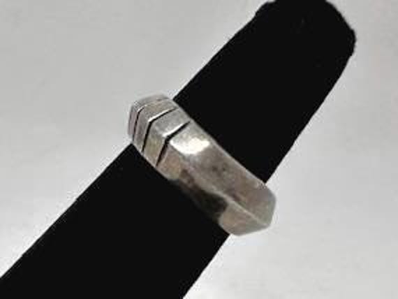 Unique Sterling Silver Ring - image 2