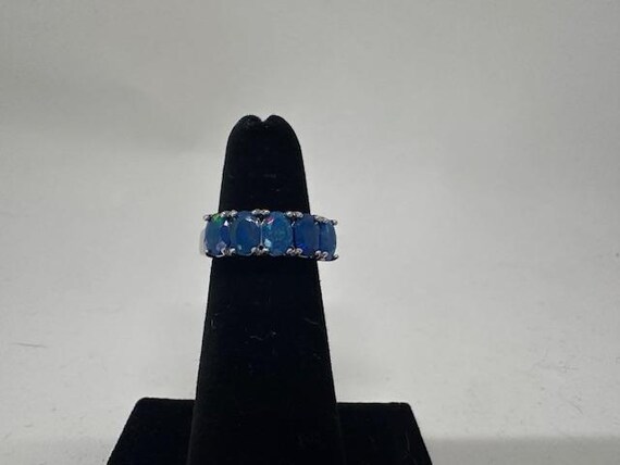 Sterling Silver Multi Stoned Ring - image 1