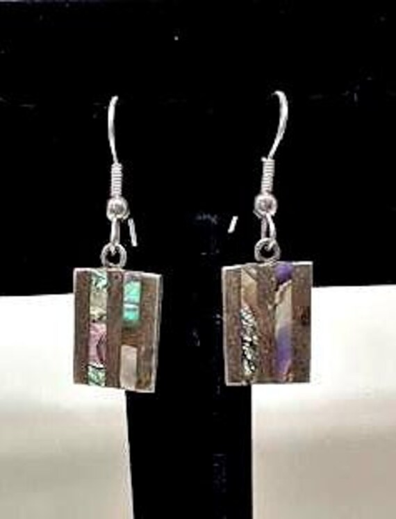 Vintage Dangle Earrings - Silver - image 2