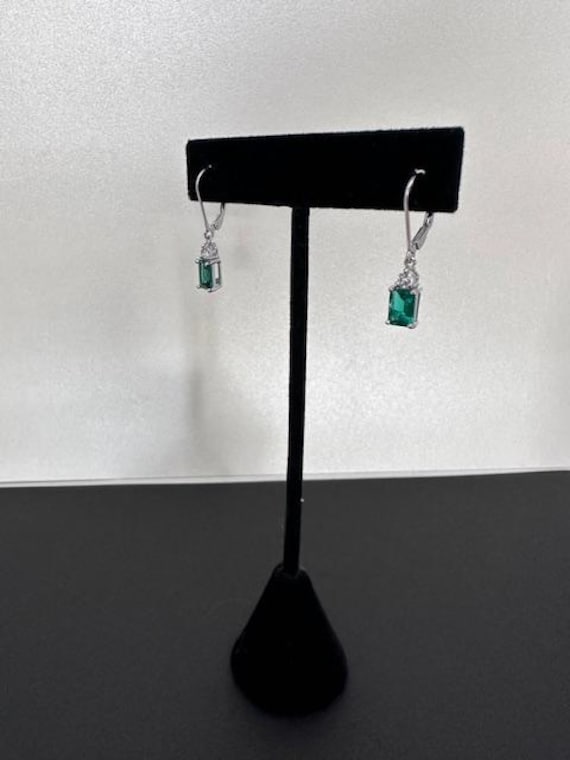 Sterling Silver Small Dangle Earrings - image 4