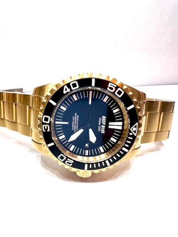 Deep Blue Swiss Auto Watch - image 1