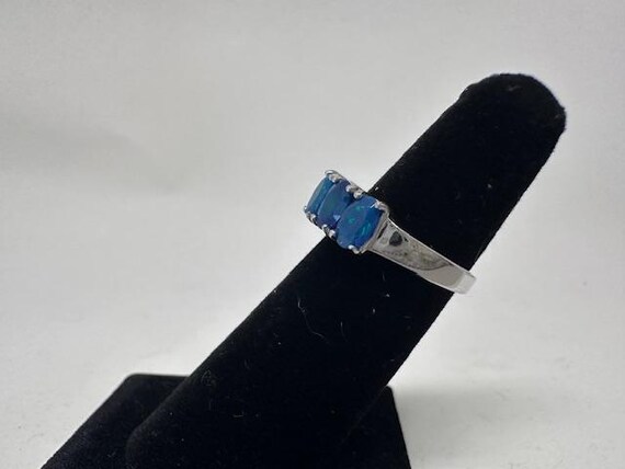 Sterling Silver Multi Stoned Ring - image 2