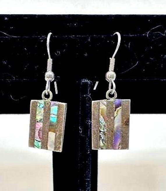 Vintage Dangle Earrings - Silver - image 1