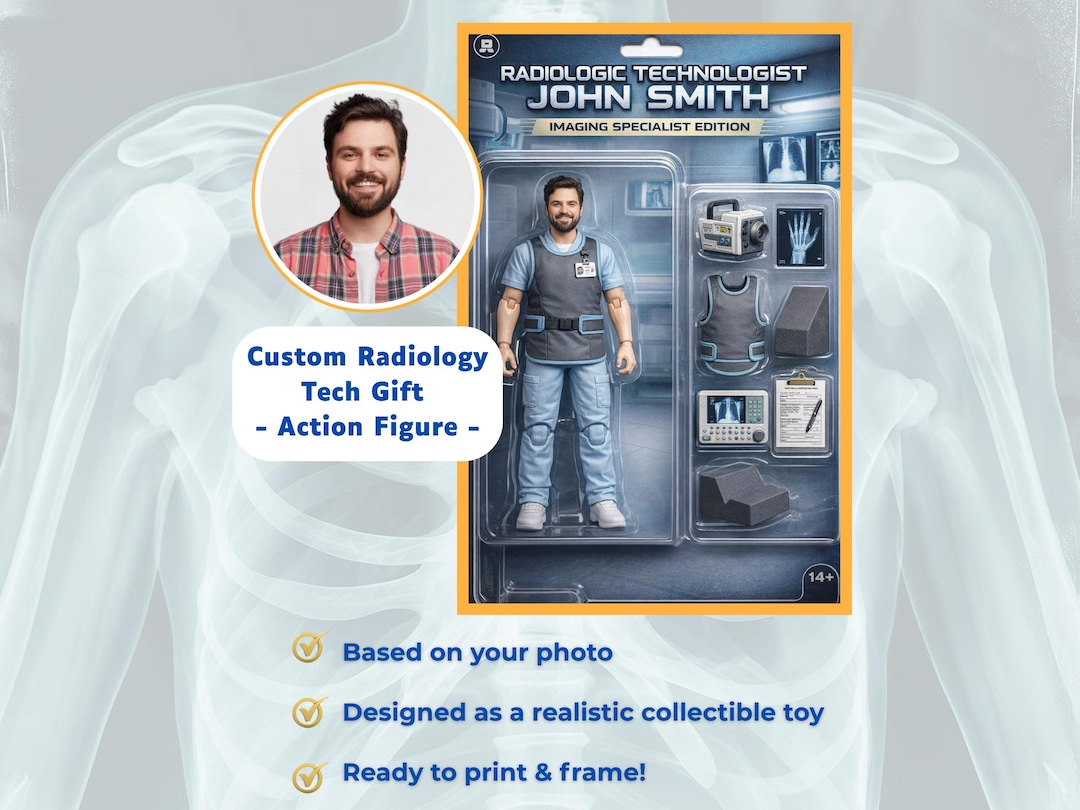 Custom Radiology Tech Action Figure, Personalized Radiologic ...