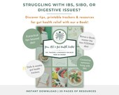 IBS & Gut Health Guide: Tracker, FODMAP List, Holistic eBook (Digital Download)