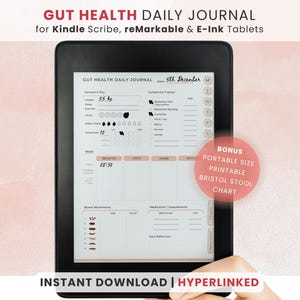 Diario giornaliero sulla salute intestinale: monitoraggio dei sintomi della sindrome dell'intestino irritabile per Kindle Scribe (PDF digitale)
