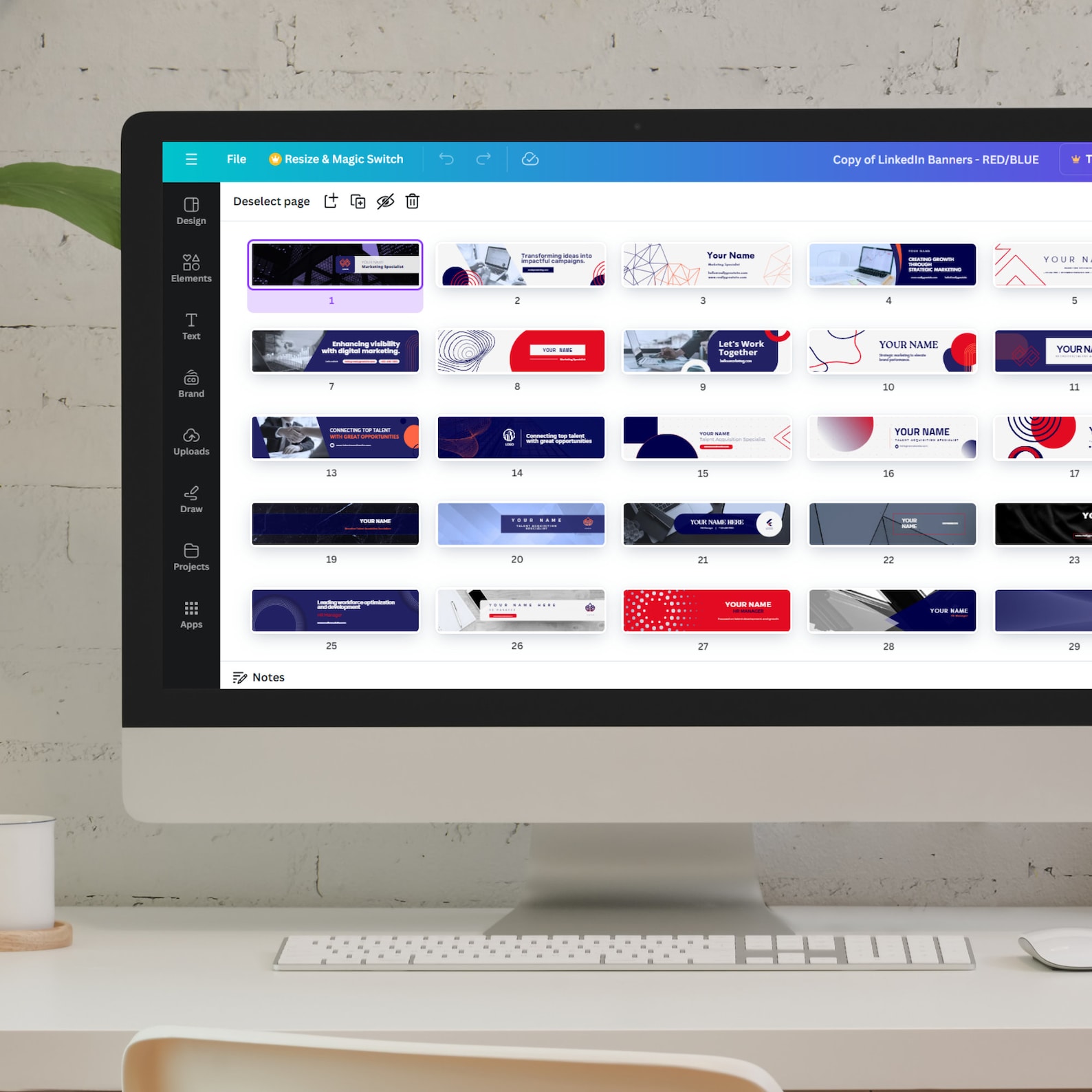 Professional Linkedin Banner Cover | Minimalist Editable Header ...