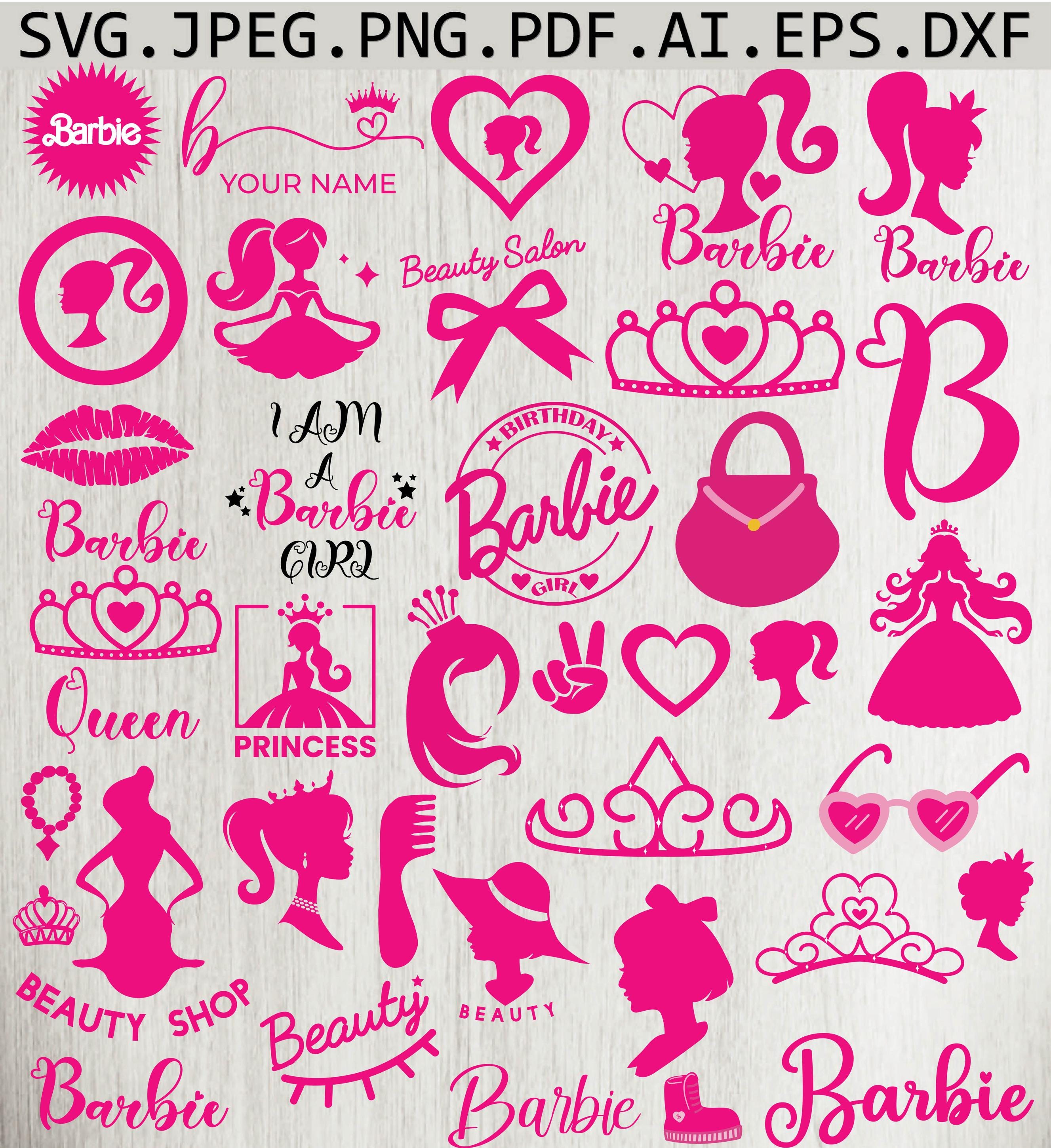 Barbie Logo Png Etsy