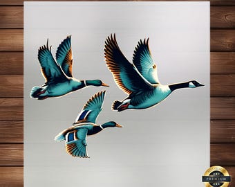 Duck Goose DTF Transfer: Hunting Apparel Graphic