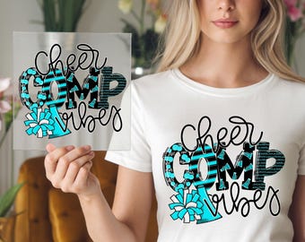 Cheer Vibes DTF Transfer: Cheerleading Pom-Poms Design