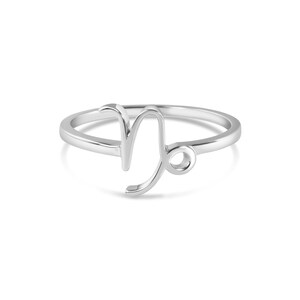 Capricorn Zodiac Ring | 14K Gold Jewelry | Yellow, White, and Rose Gold ...