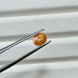 Natural Spessartite Garnet 6.7x6x4.3MM Ultra Rare Gemstone Orange Mandarin Garnet Spessartite Fanta Garnet Spesatite Garnet 1.60 carat