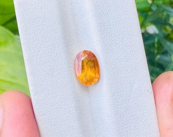 1 Pieces Natural Yellow Sapphire~Sapphire Cut Stone~Yellow Sapphire Gem Stone~ Oval Cut Faceted Loose Gemstone 2.50 carats 9.7x6.5MM
