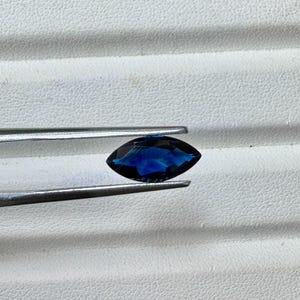 Natural blue sapphire from Madagascar only heated good shape and colour gems stone for ring blue colour 1.15carat 10.9x5.3MM marquise shape