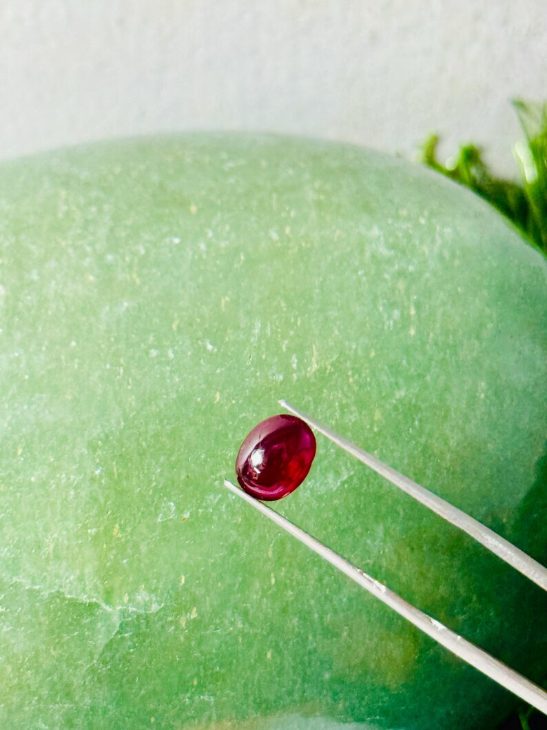 Natural Ruby Cub 1 Piece Loose Stone 1.85 , Carats Oval Shape Ruby ...