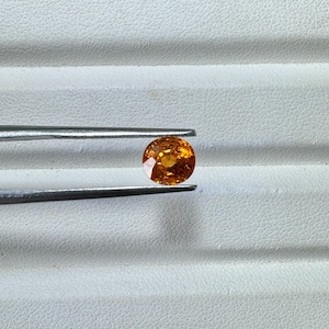 Natural Spessartite Garnet 6.3x5.8x4.6MM Ultra Rare Gemstone Orange Mandarin Garnet Spessartite Fanta Garnet Spesatite Garnet 1.45 carat