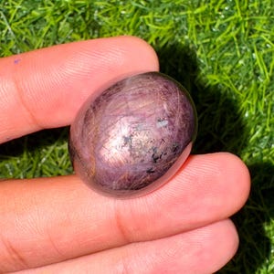 Natural Ruby Star Oval Cub 1 piece Loose stone good color africa Ruby 96 Carats Ruby Certified gem stone Big size 19.2x15x10.8MM