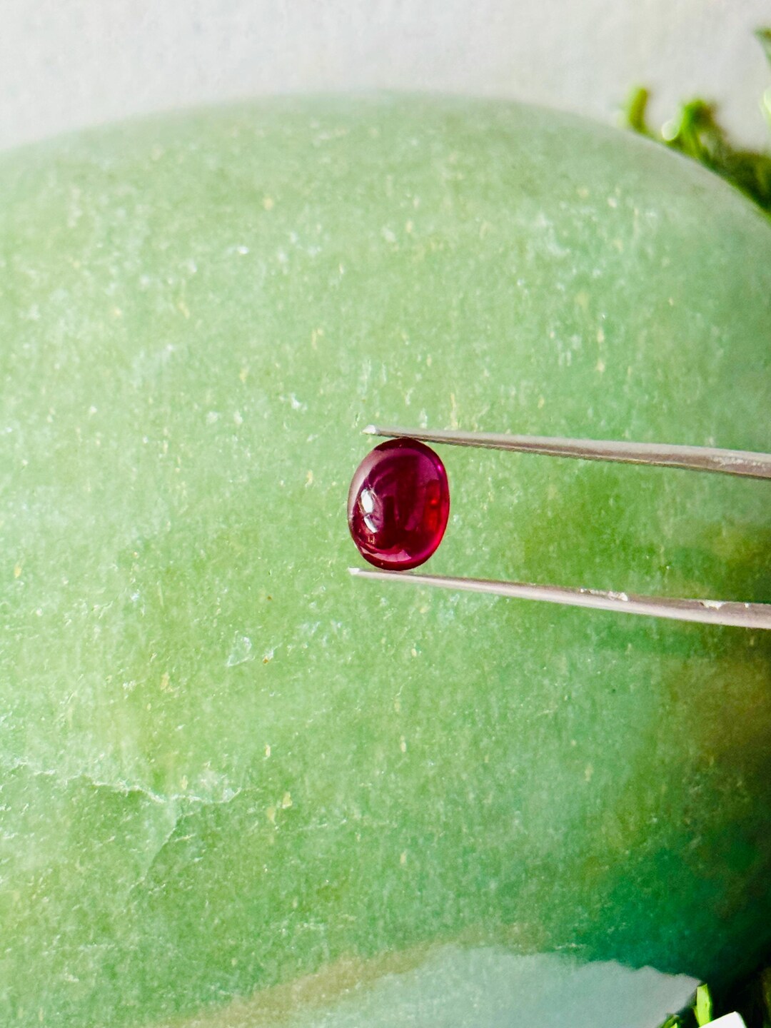 Natural Ruby Cub 1 Piece Loose Stone 1.85 , Carats Oval Shape Ruby ...