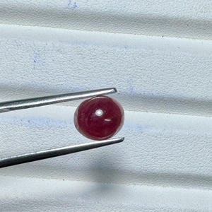 Natural Ruby Oval Cub 2 piece Loose stone 6.9x8x4.6MM size good colour from Chanthaburi Thailand Ruby 2.50 Carats Ruby Certified gem stone
