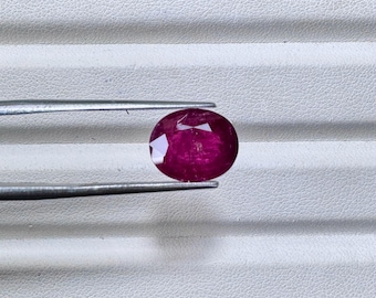 2.10karat Natürlicher Rubin Licht Turmalin Edelstein Gute Qualität Birnenform rote Farbe Turmalin guter Edelstein für git, 9x7.3x5.3 MM gut für Schmuck