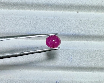 Natürlicher Rubin Oval Cub 2-teiliger loser Stein 5.5x6.5x4.2 Größe gute Farbe von Chanthaburi Thailand Ruby 1.40 Karat Ruby Zertifizierter Edelstein Stein