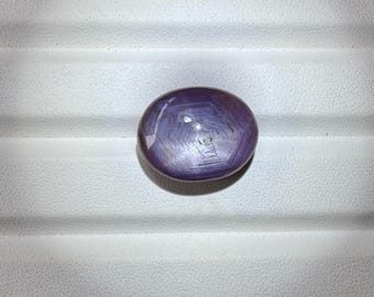 Natuurlijke ster robijn korund robijn 6-lijns ster robijn groot stuk 35 karaat maat ovaal goed koraal robijn welp robijn ster 19,20 x 15,1 x 9 mm