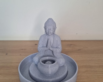 Porta incienso Booddha - archivo STL - Quemador de incienso