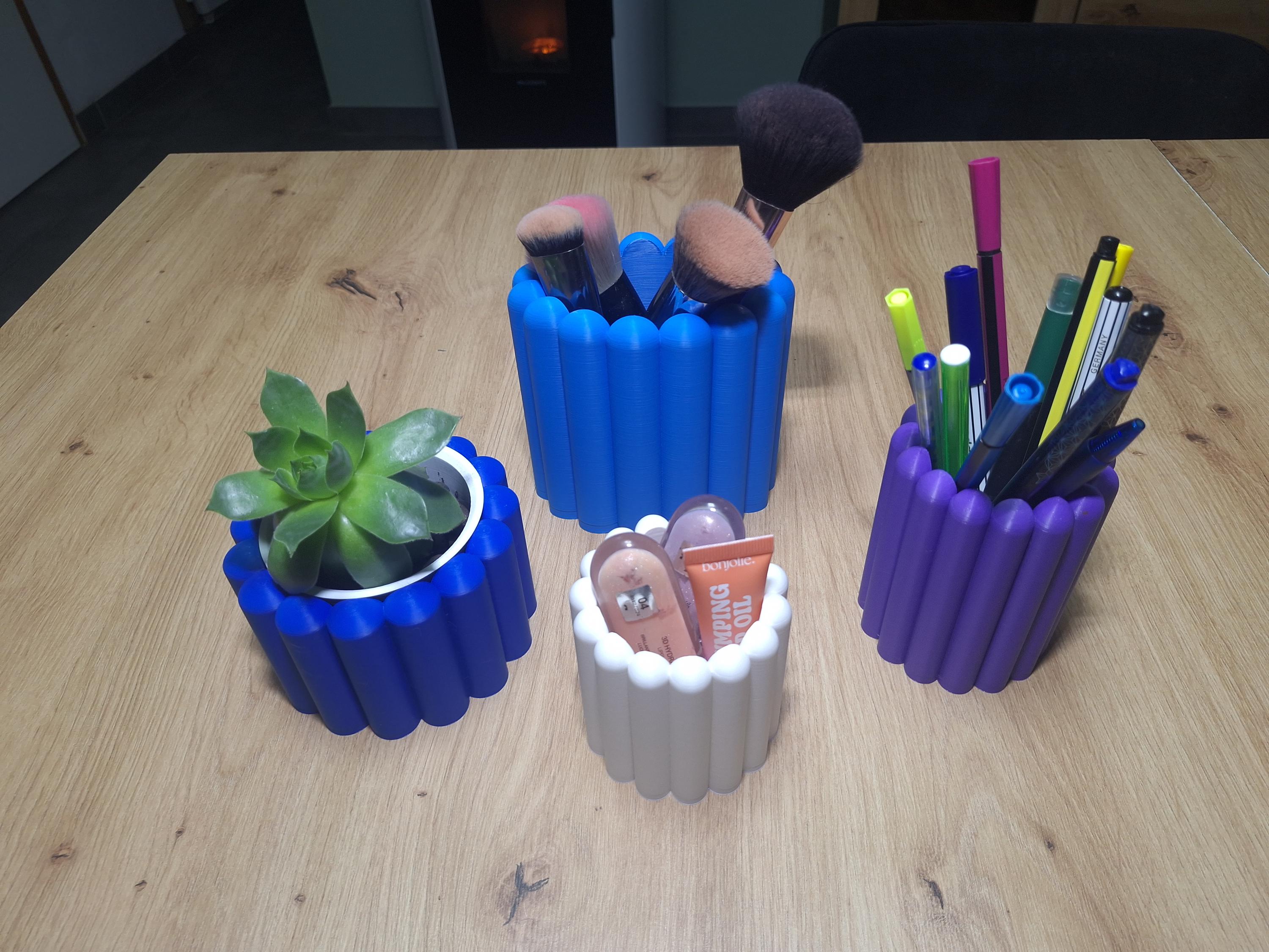Printable Multi-purpose Container – Resizable STL File (planter, Pencil ...