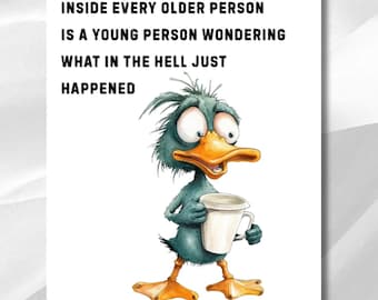 Funny Birthday Card | Getting Holder Humor | Getting Older | Sarcastic Birthday | Snarky   (214)