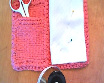 Rose Pink Needle Book Pincushion