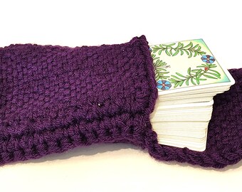 Dark Purple Tarot Card Bag