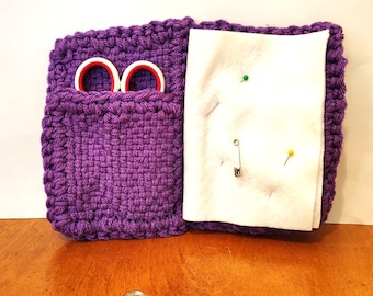 Purple Needle Book Pincushion