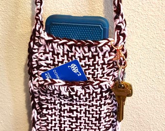 Rose and Claret Cell Phone Bag