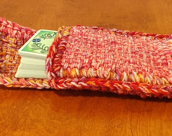 Rose Garden Woven Tarot Card Bag