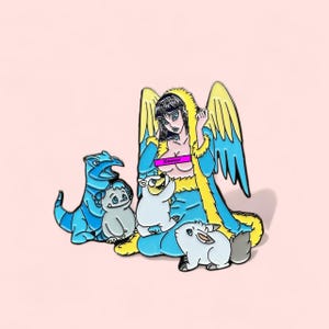 Taelia - Neopets Snow Faerie Enamel Pin