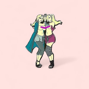 Tag Team Ninjas Enamel Pin