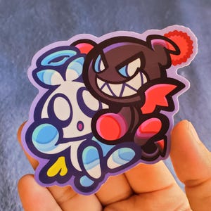 Hero/Dark Chao 3&quot; Vinyl Sticker