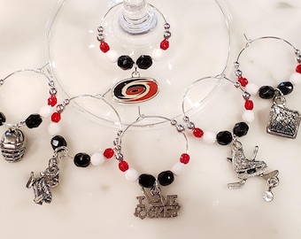 Portachiavi da vino con astuccio a tema Carolina Hurricanes Hockey