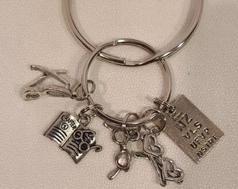 Optometry Ophthalmology Keychain Charms v2