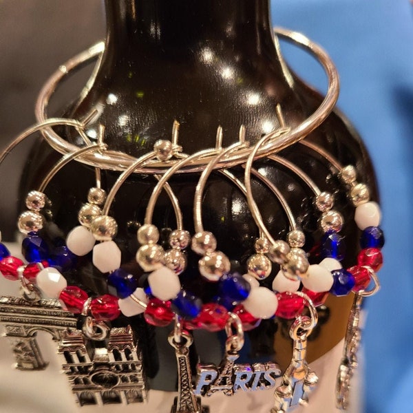 Ring to Display Wine Charms on Bottle