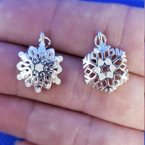 Schneeflocke Mix Charm Charms