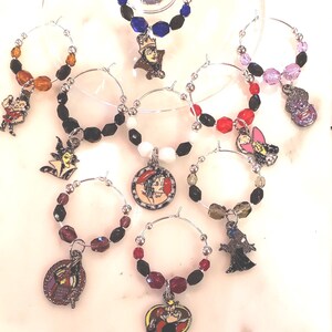 Disney Villain Villains  Themed  Wine Charms