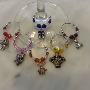 Holland Tulip Festival  Wine Charms