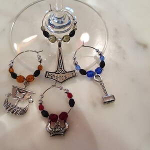 Viking Vikings Wine Charms