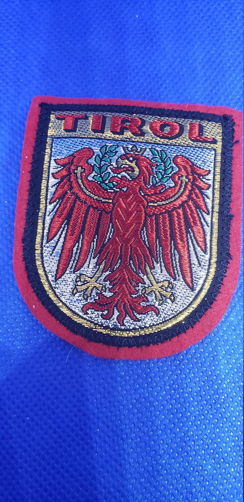 Tirol Vintage Patch Bavarian Eagle Mid Century Red Sold and | Etsy