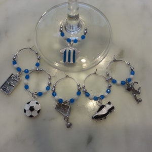 Argentina  Soccer Football fútbol l Team Wine Charms
