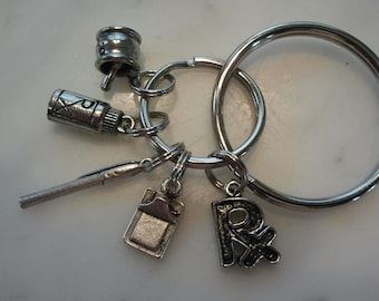 Pharmacy Pharmacist RX Keychain