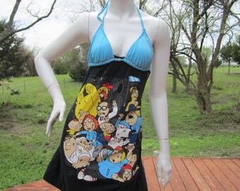 EPIC Family Guy cast t shirt bikini dress