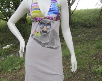 Party Koala t shirt bikini dress