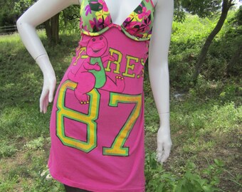 Barney t shirt bikini dress